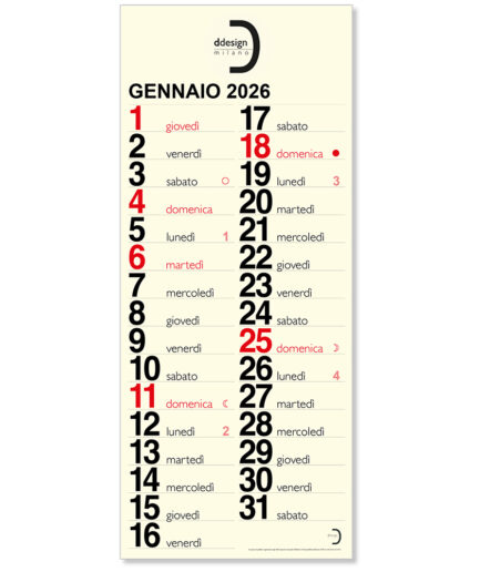 CALENDARIO 2026 DA MURO CLASSICO