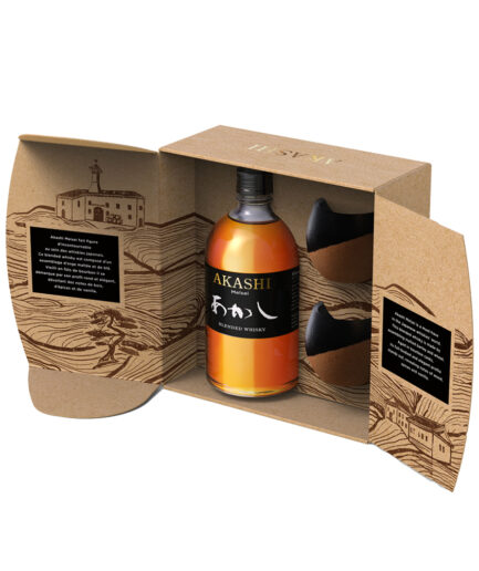 CONFEZIONE REGALO BLENDED WHISKY AKASHI