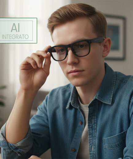IRIS SMART GLASSES CON AI & TRADUZIONE LIVE